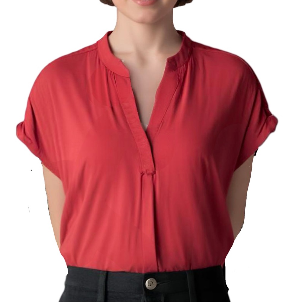 Maison d’Amélie Paris Rust Orange Blouse - Size Large